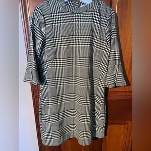 Herringbone 3/4 sleeve dress. H&M size 8